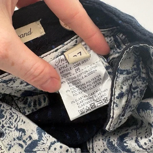 TRAMAROSSA Luxury Denim  Ludovica Trouser Pants Stretch Chinos  Size 27 W29 - Picture 7 of 9